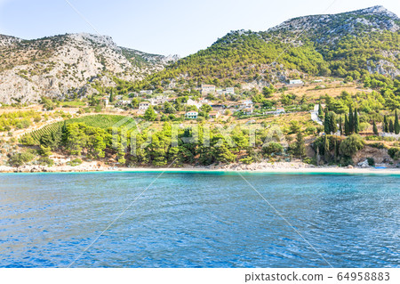 Island of Brac in Croatia, Europe. Beautiful Place. 64958883