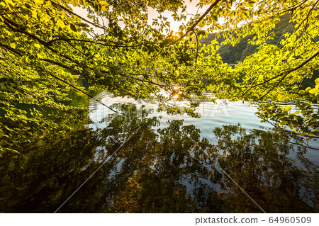 Plitvice Lakes, Croatia Waterfall. Amazing Place. 64960509