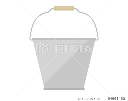 Illustration of an iron bucket 64961460