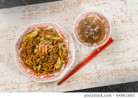 各種炒麵炒麵面菜 64961663