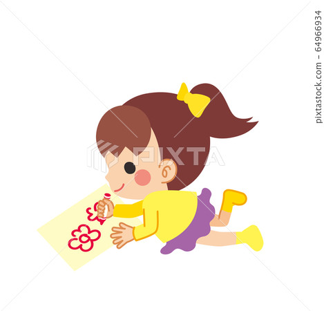 小女孩繪圖 64966934
