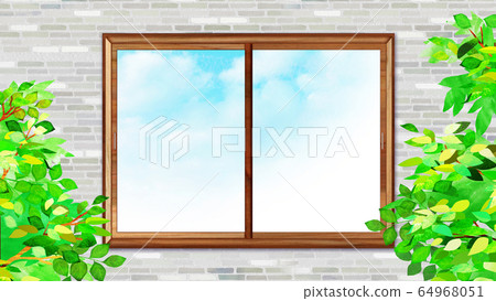 Virtual background remote meeting window window edge windowsill Virtual background remote meeting window window edge windowsill 64968051