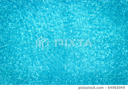 Abstract top view blue swimming pool water Abstract top view blue swimming pool water 64968949