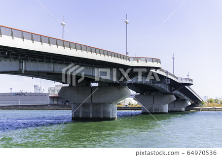 岡山縣倉敷市玉島海港大橋 岡山縣倉敷市玉島海港大橋 64970536