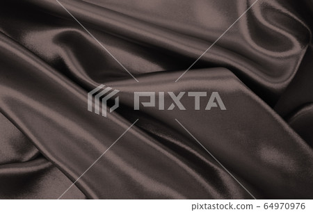 Smooth elegant brown silk or satin texture as Smooth elegant brown silk or satin texture as 64970976