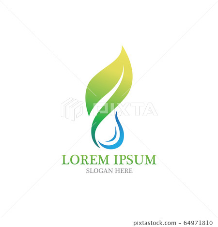 Leaf nature logo vector Leaf nature logo vector 64971810