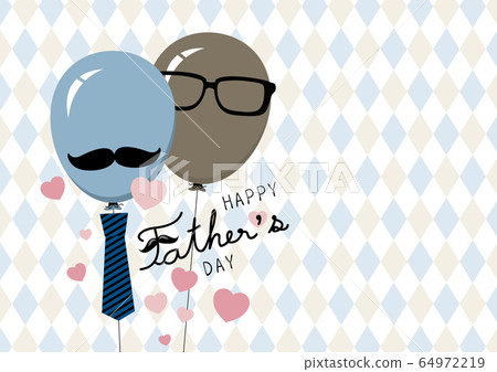 Happy father's day card design vector illustration 64972219
