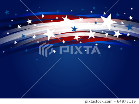 Abstract USA background design of line gradient 64975119
