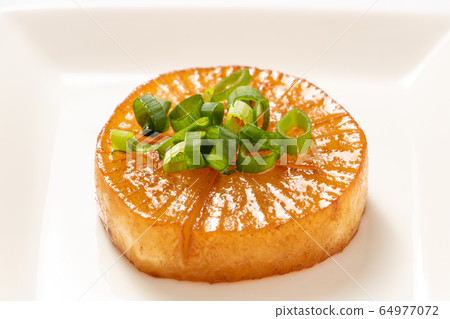 Radish steak (butter soy sauce flavor). Radish steak (butter soy sauce flavor). 64977072