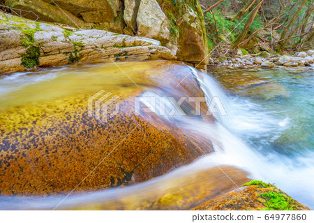 Keiryu Sawa Slow Shutter [Nagano Prefecture] 64977860