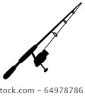 Spinning tackle facing right 64978786