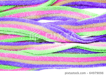 color candy strings as texture 64979098