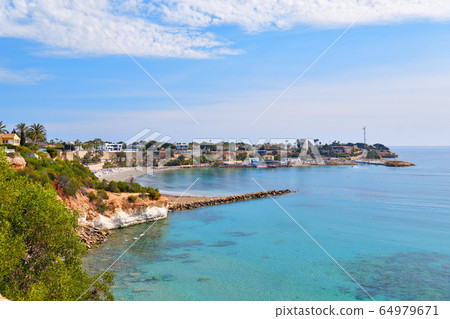 Beach of Cabo Roig, Costa Blanca, Spain 64979671