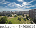 Residential Estate new district with skyscrapers 64980019