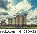 Residential Estate new district with skyscrapers 64980082