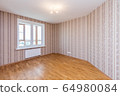 empty room for repair light clean interior 64980084