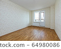 empty room for repair light clean interior 64980086