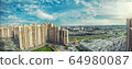 Residential Estate new district with skyscrapers 64980087