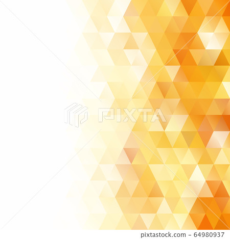 Orange Grid Mosaic Background, Creative Design 64980937