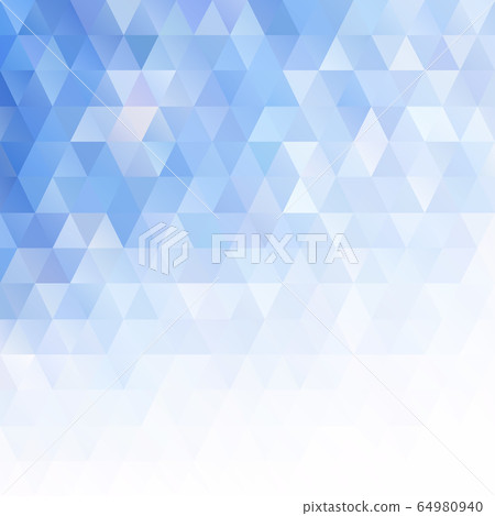 Blue Grid Mosaic Background, Creative Design 64980940