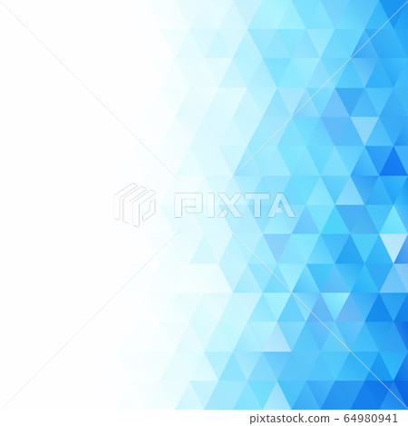 Blue Grid Mosaic Background, Creative Design 64980941