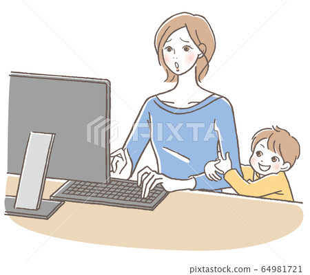 PC Child and mother 64981721