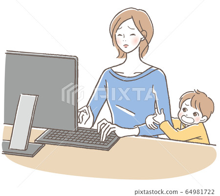 PC Child and mother 64981722