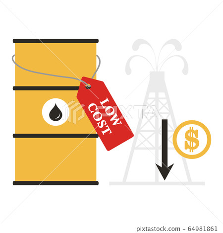Oil Economic Crisis Drop prices falls down WTI Oil Economic Crisis Drop prices falls down WTI 64981861