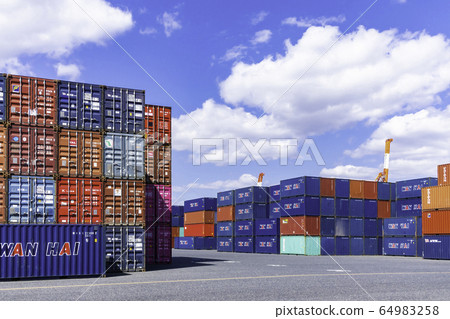 Mizushima Port International Container Terminal Container Kurashiki City, Okayama Prefecture Mizushima Port International Container Terminal Container Kurashiki City, Okayama Prefecture 64983258