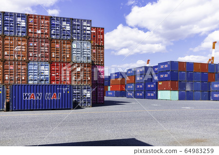 Mizushima Port International Container Terminal Container Kurashiki City, Okayama Prefecture Mizushima Port International Container Terminal Container Kurashiki City, Okayama Prefecture 64983259