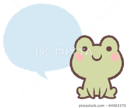 Frog speech bubble Frog speech bubble 64983370