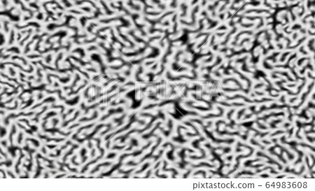 White Organic Pattern Based on Reaction-Diffuision Formula - 3D Rendering White Organic Pattern Based on Reaction-Diffuision Formula - 3D Rendering 64983608