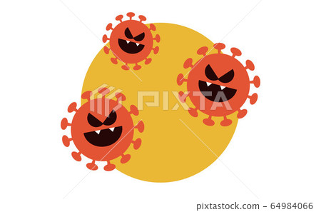 電暈病毒圖標矢量圖像 64984066