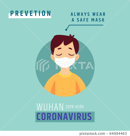 Corovavirus information poster Corovavirus information poster 64984463