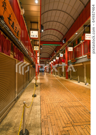 Cityscape of Tokyo Sensoji Temple Asakusa Nishisando Shopping Street Cityscape of Tokyo Sensoji Temple Asakusa Nishisando Shopping Street 64987464