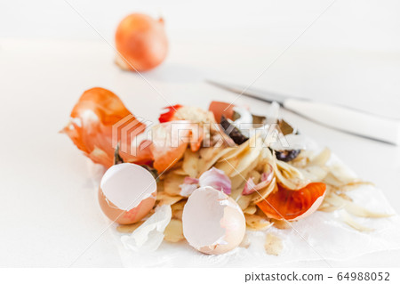 Organic cooking food waste ready to composting Organic cooking food waste ready to composting 64988052