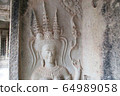 Cambodia Big Apsaras to Angkor Wat detail of stone 64989058