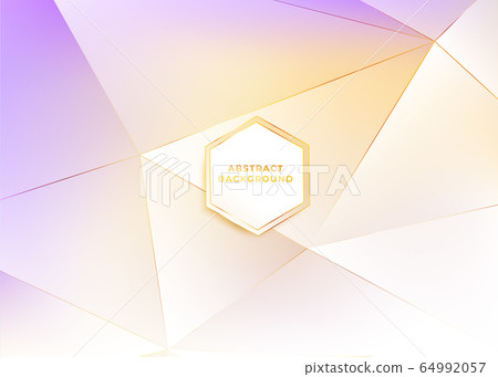 Polygon abstract background 64992057