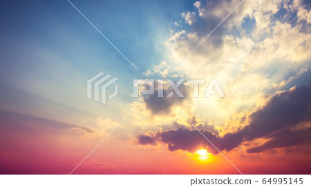 sky and clouds nature background 64995145