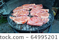 Fresh meat grilled pork 64995201