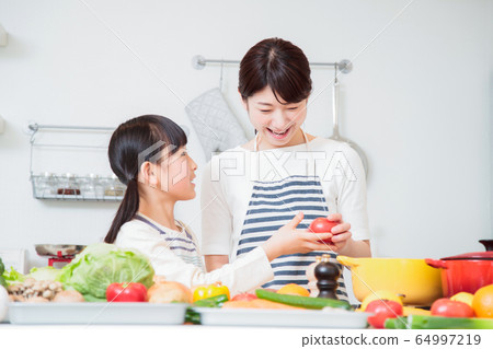 Kitchen Cuisine Family Parents and Children Mothers Lifestyle Kitchen Cuisine Family Parents and Children Mothers Lifestyle 64997219