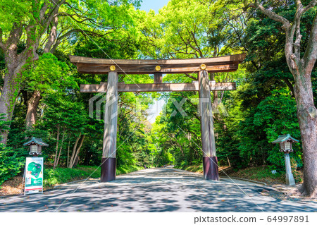 Tokyo Meiji Jingu Ichi no Torii Tokyo Meiji Jingu Ichi no Torii 64997891