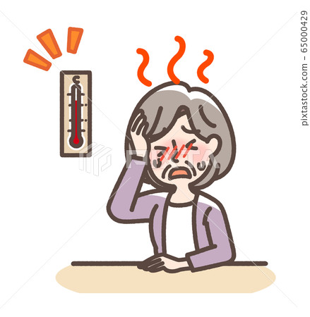 中暑的室內祖母 65000429