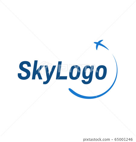 Travel about the world plane logo template on Travel about the world plane logo template on 65001246