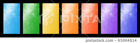 Background material: Abstract triangle triangle triangle abstract pattern geometric pattern ice crystal Background material: Abstract triangle triangle triangle abstract pattern geometric pattern ice crystal 65004814