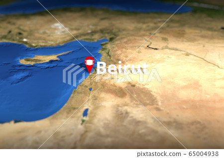 Beirut, Lebanon city geotag with face mask, COVID-19 coronavirus disease quarantine related 3D rendering Beirut, Lebanon city geotag with face mask, COVID-19 coronavirus disease quarantine related 3D rendering 65004938