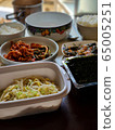 Korean dining table filled with nutritious food 65005251