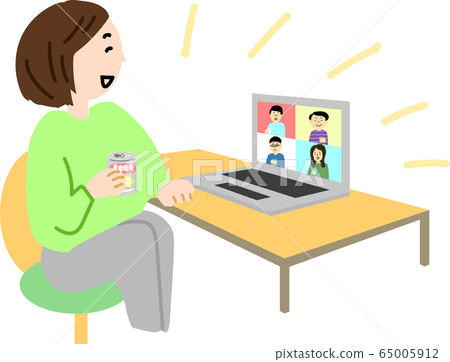 Online drinking party Online drinking party 65005912