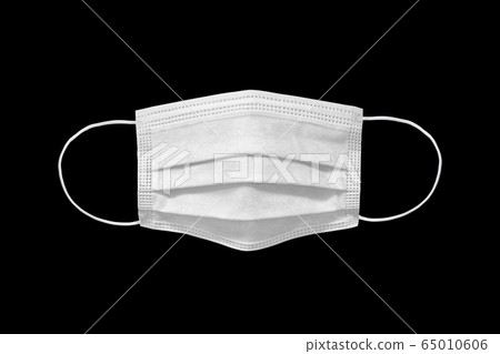Medical protective mask isolated on background. 65010606