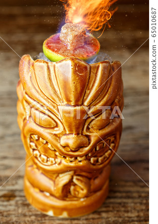 American cocktail of zombies with fire 65010687